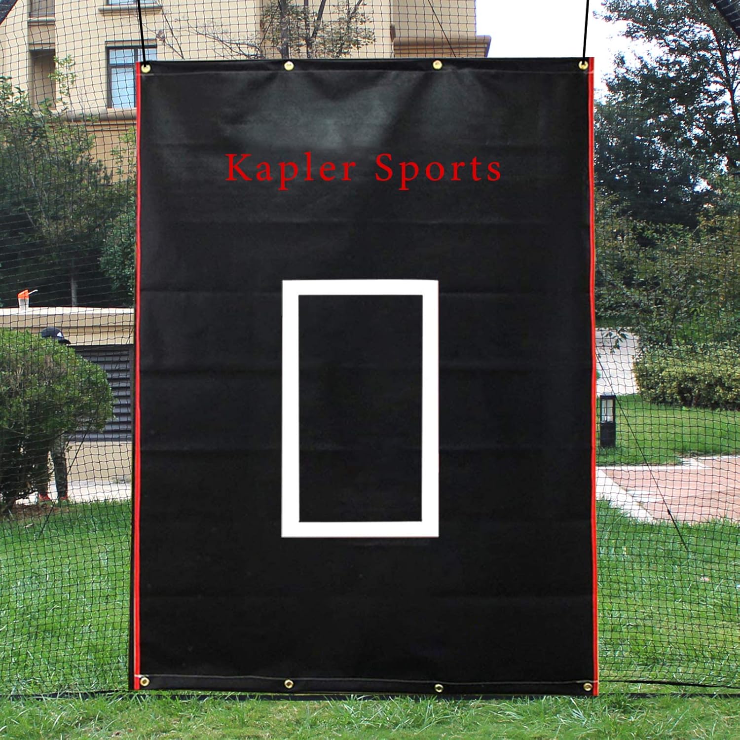 Vinyl Batting Cage Backstop with Bungees M3918