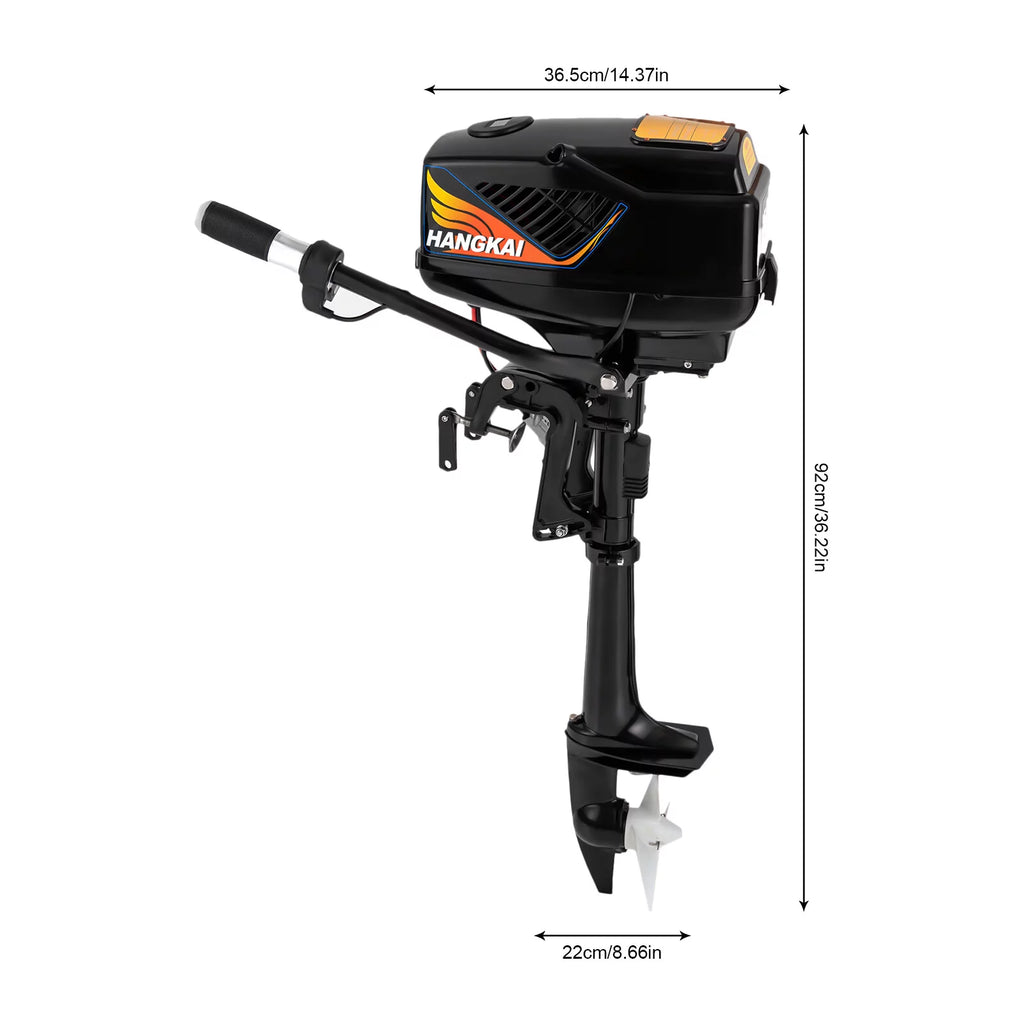 48V 1200W Electric Outboard Motor Short Shaft with 3 Blades Propeller S9322