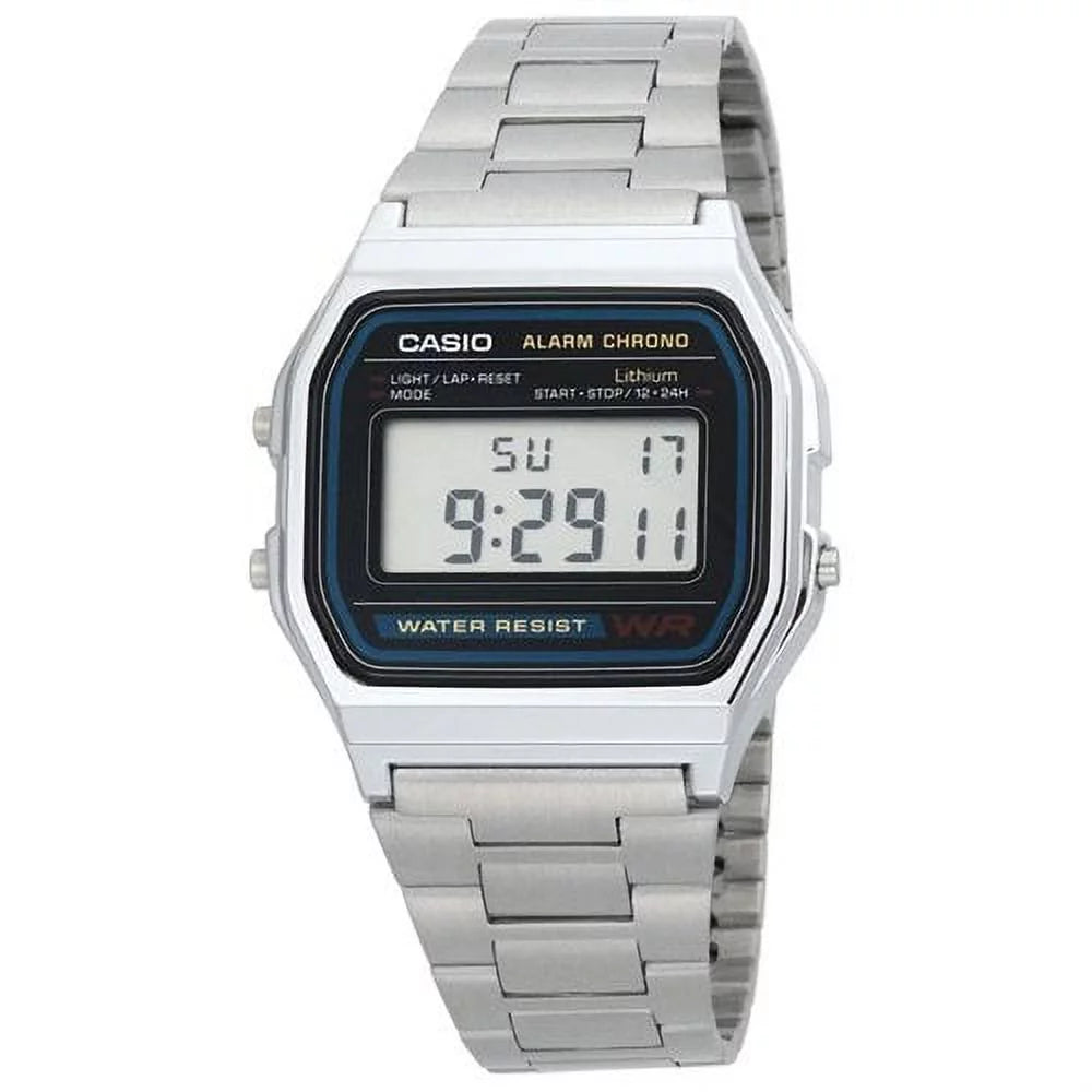 Silver Stainless Steel Digital Watch O68183