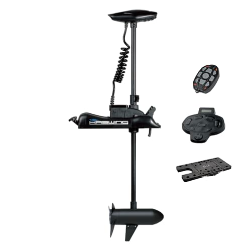 12V 55LB 54 Inch Shaft Electric Trolling Motor with Remote Control K841322