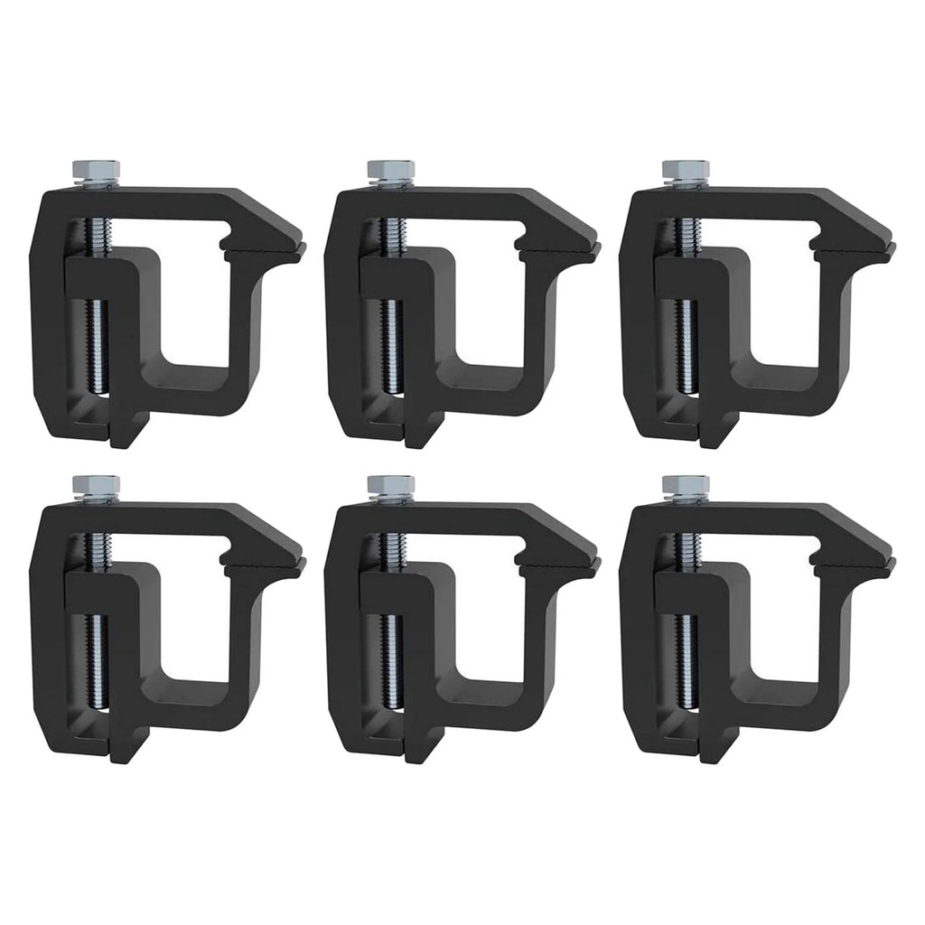 6Pcs Aluminum Mounting Clamps Truck Caps Camper Shell K217