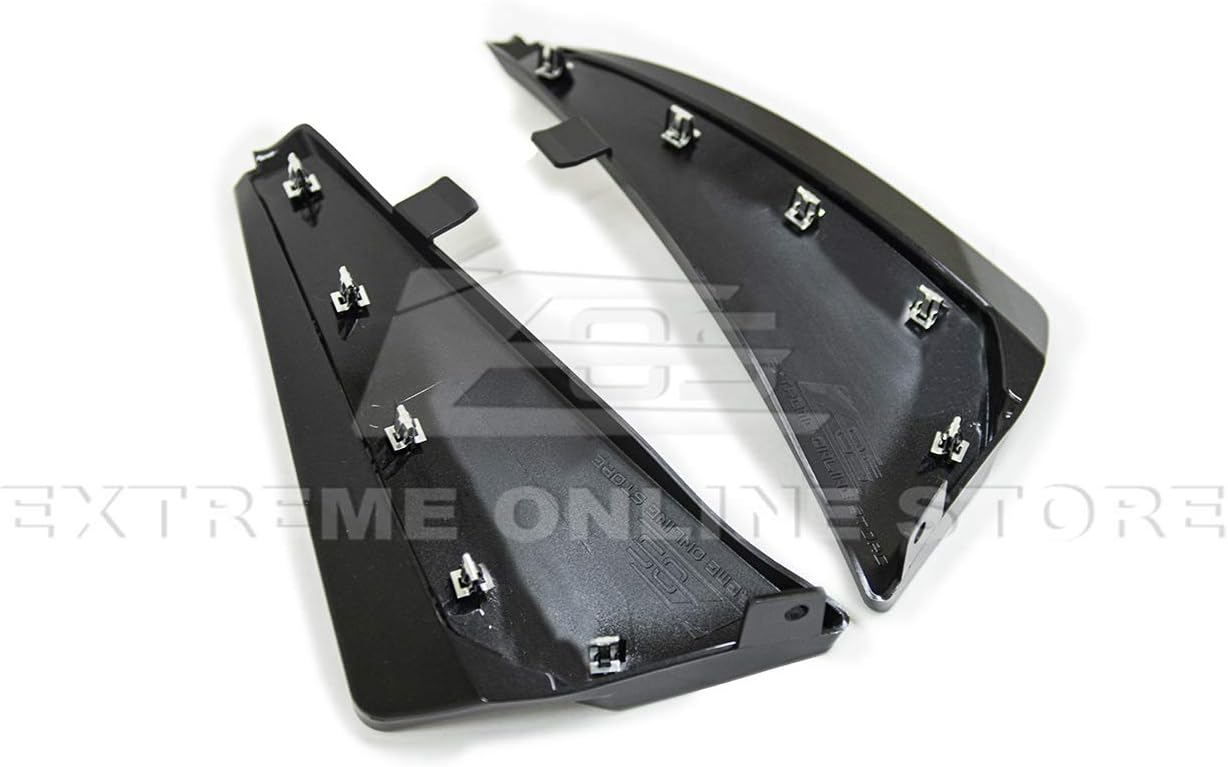 GM Factory XL Extended Style Painted Carbon Flash Metallic Rear Side Splash Guards Mud Flap Pair M282