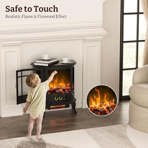 16 inch Electric Fireplace Heater Stove A2752