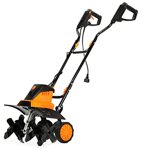 Electric Tiller and Cultivator with 14-Inch Tilling Width and 10-Amp Motor N265