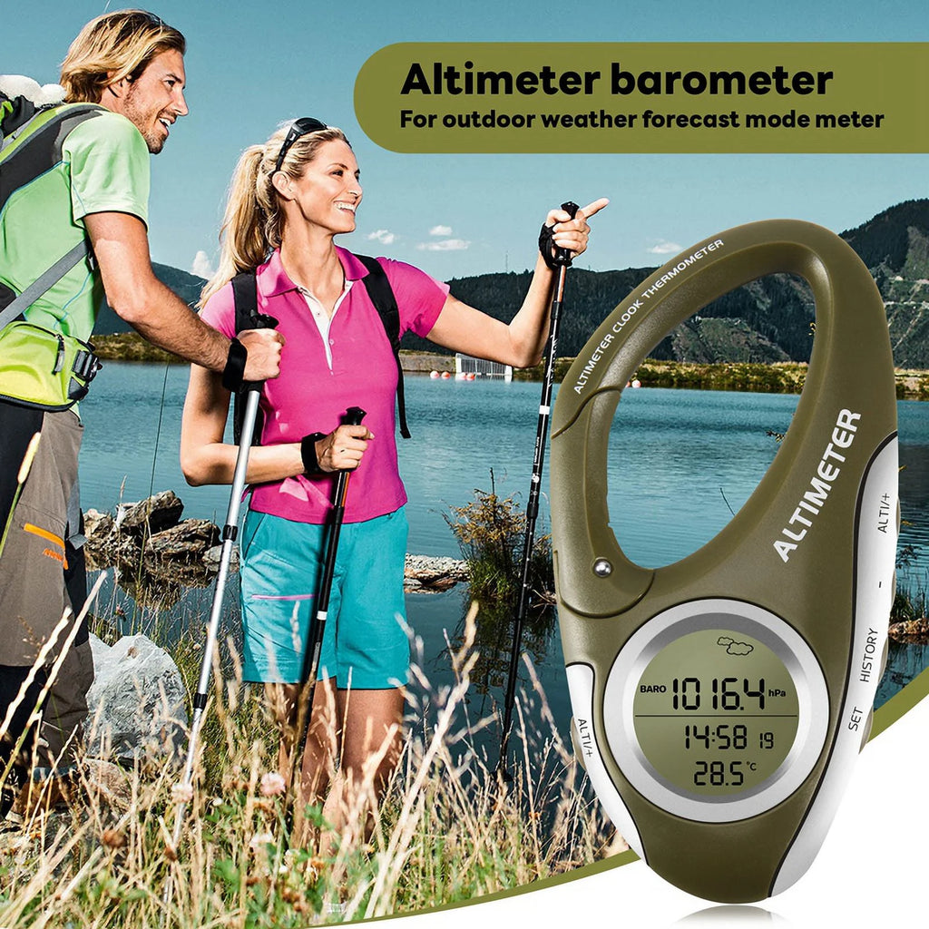 Outdoor Handheld Altimeter Thermometer B8162