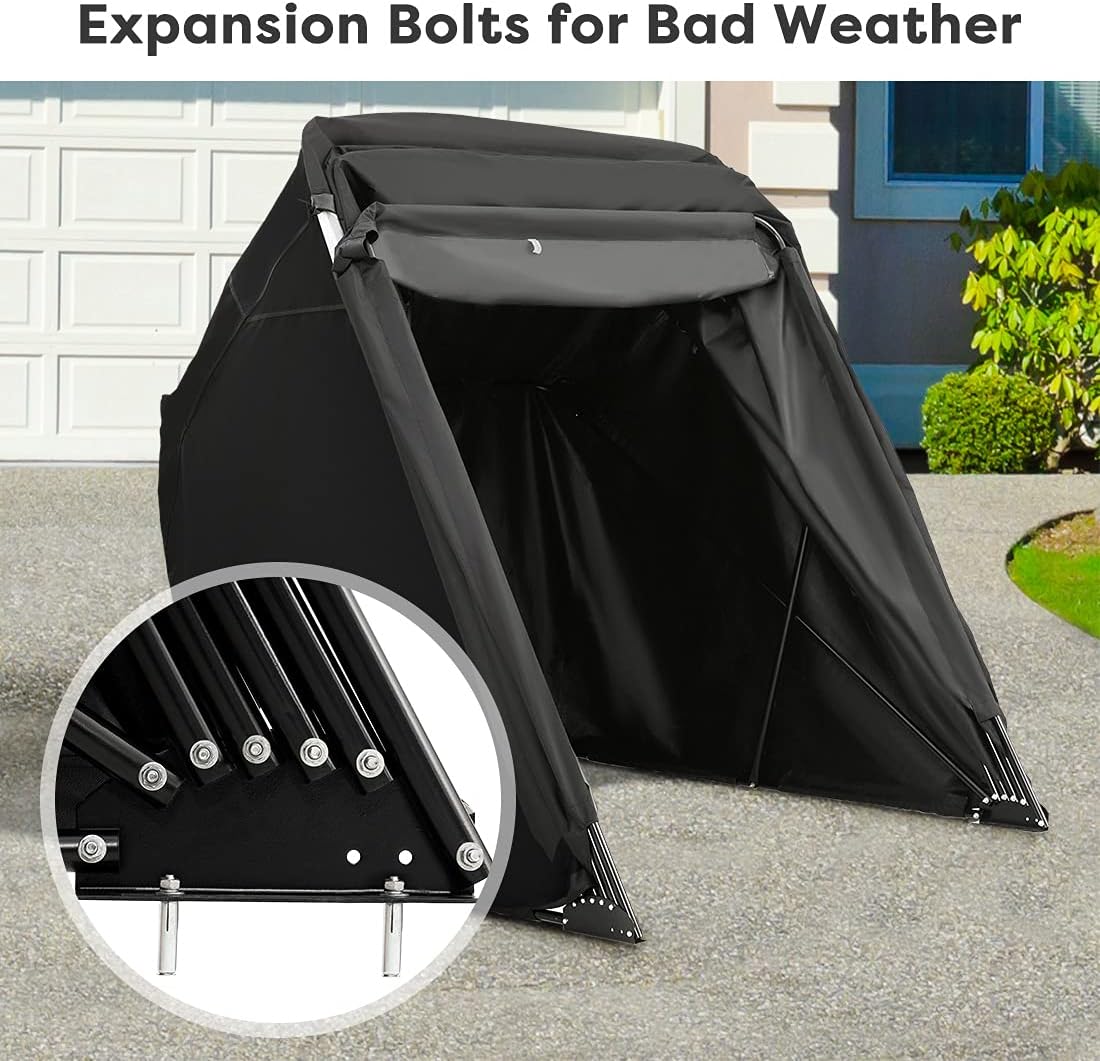 Large Size Motorcycle Shelter Shed Cover with Carry Bag R7059