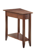 Brown Wedge End Table E567197
