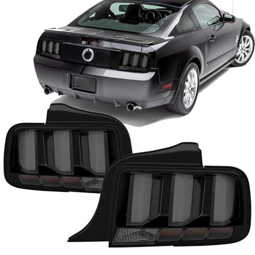 Black Housing Clear Lens LED Tail Lights Assembly X619