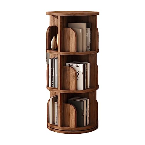 360° Rotating Bookshelf with Baffle Design N110