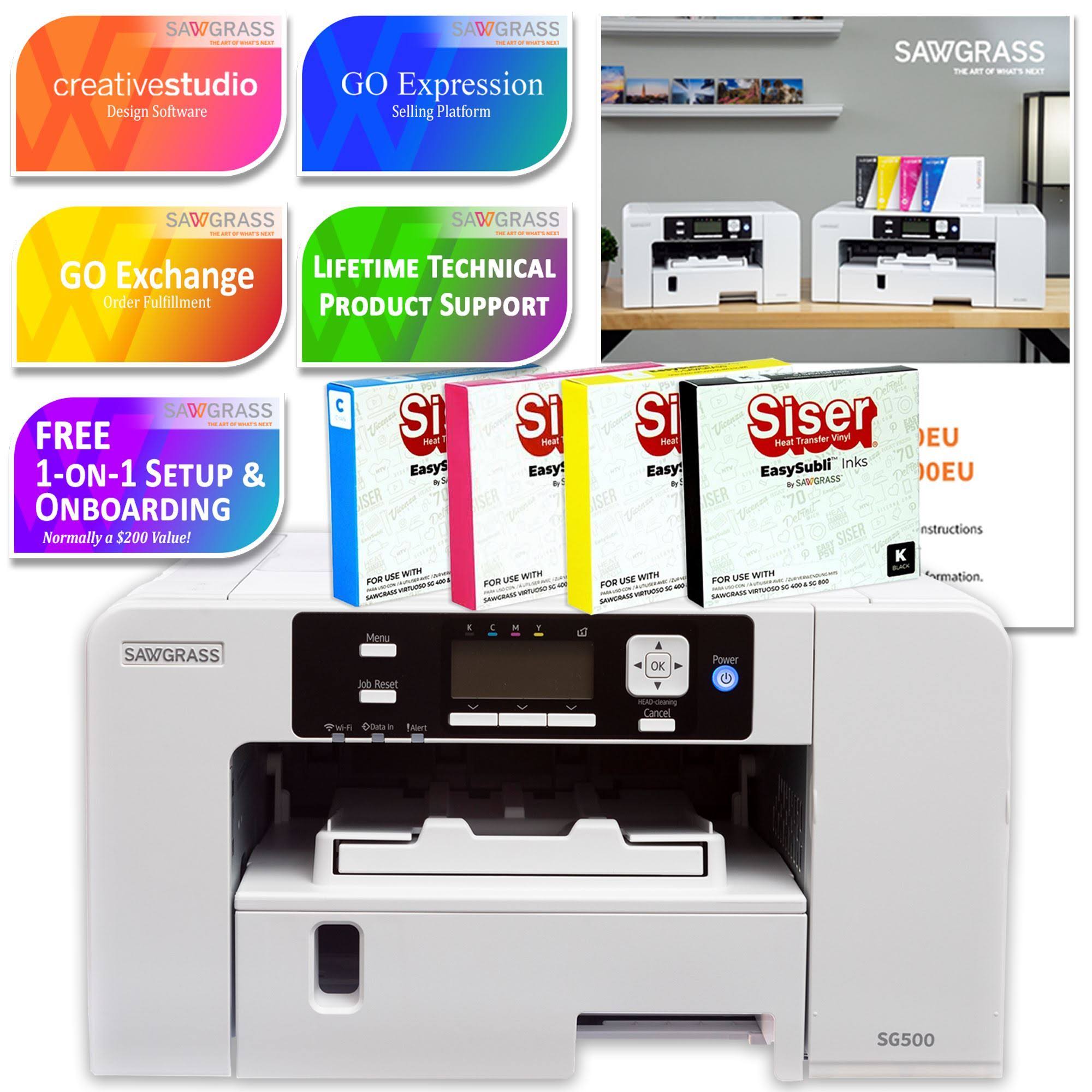 Sublimation Printer & Cameo 4 Bundle Y174