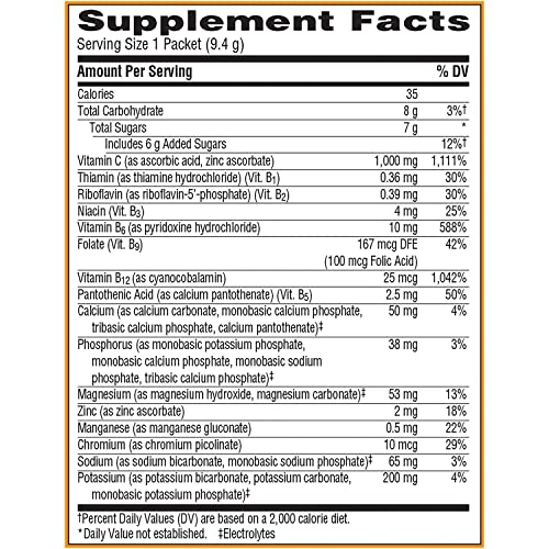 Tangerine Flavor Vitamin C Powder, 60 Count F211889