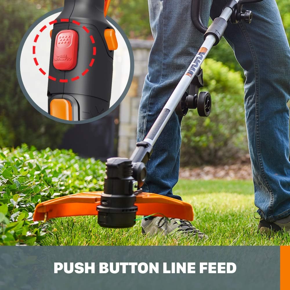 40V 13" Cordless String Trimmer & Wheeled Edger B120