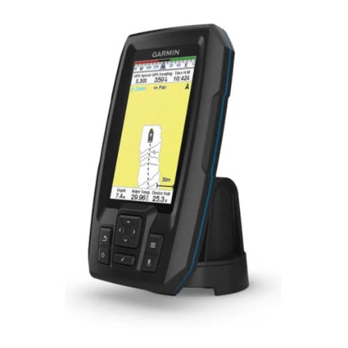 4" GPS Fishfinder with CHIRP Traditional and ClearVu Scanning Sonar Transducer S155020