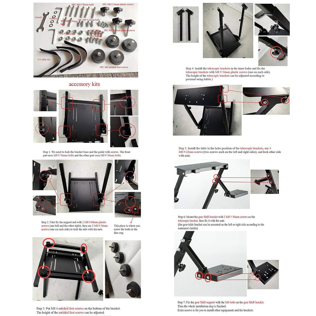 Racing Steering Wheel Stand E5252