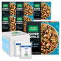 Spicy Black Beans Chicken & Riced Cauliflower Frozen Meal, 9.25 oz - Pack of 6 H99617