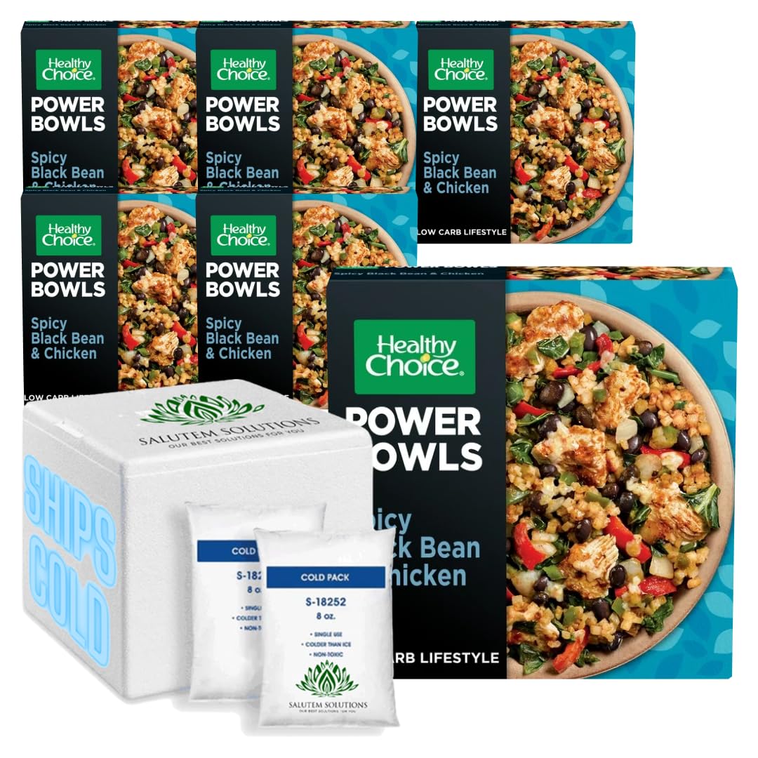 Spicy Black Beans Chicken & Riced Cauliflower Frozen Meal, 9.25 oz - Pack of 6 H99617