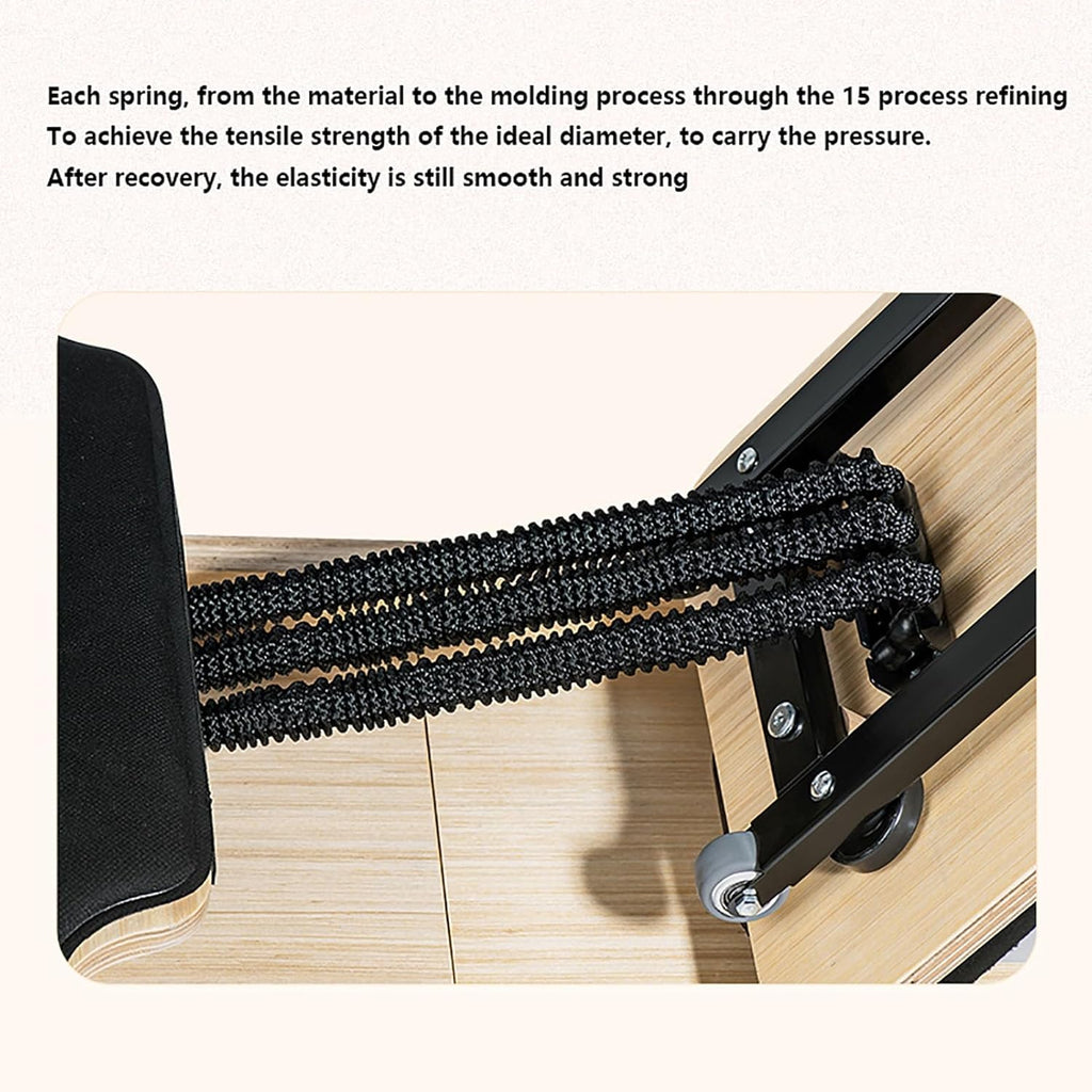 Pilates Reformer Workout Machine, 330 lbs Weight Capacity C7505