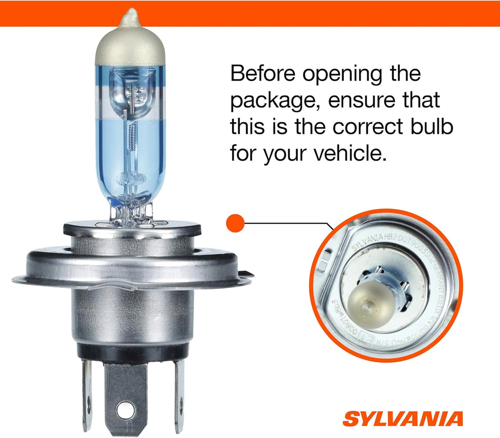 9003 Halogen Headlight Bulb High Beam Low Beam Fog Replacement Bulb Pack of 2 X5088