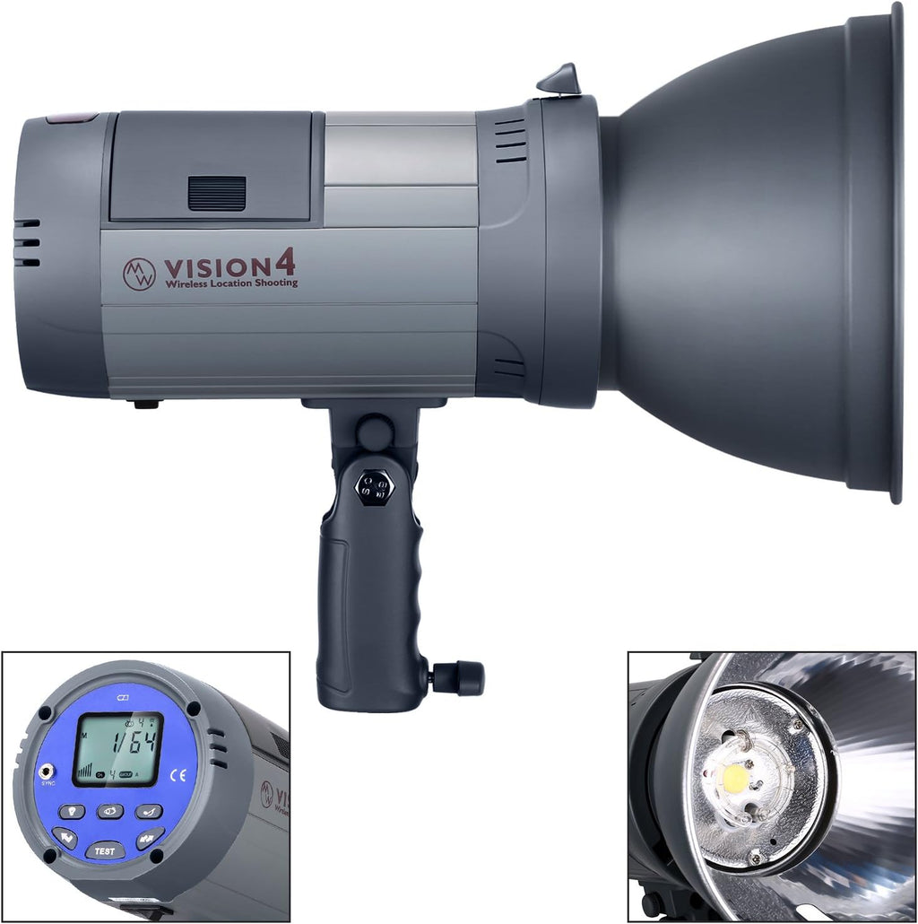Outdoor Studio Flash Strobe with Softbox, Light Stand and Cleaning Kit B600542