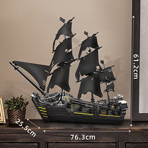 Black Pearl Sailboat Model Building Blocks Set (2868 Pieces) D549649