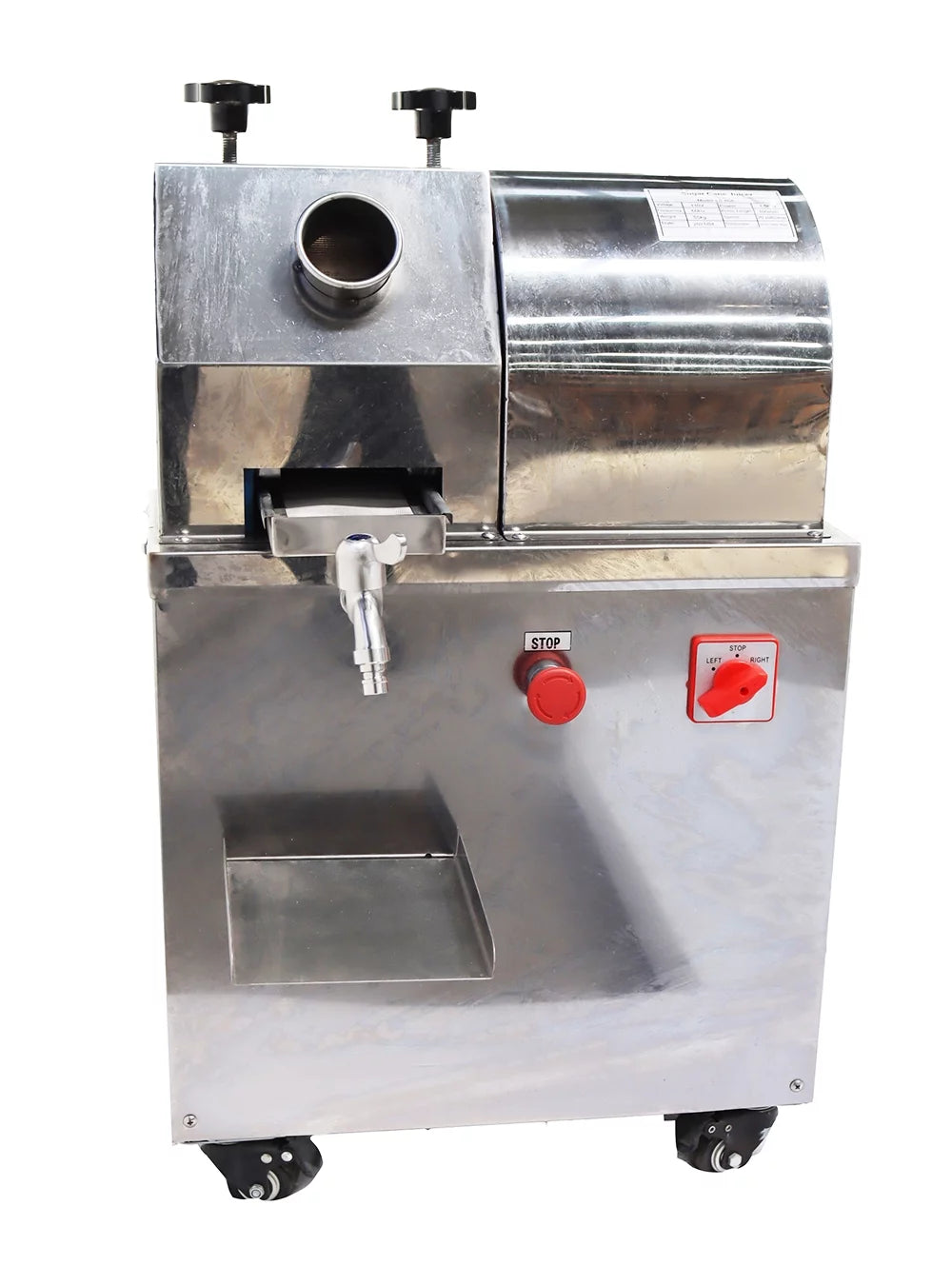 Stainless Steel 3 Rollers Electric Sugar Cane Juicer D2566