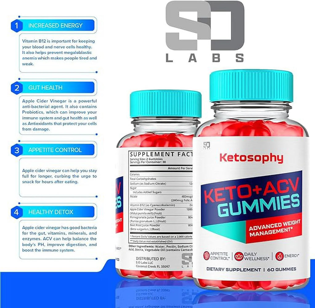 ACV Keto Gummies (60 Gummies) S22981