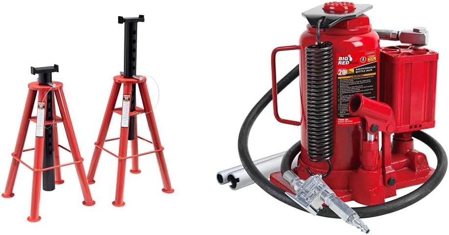 10-Ton Pin Type Jack Stands Pair E53162