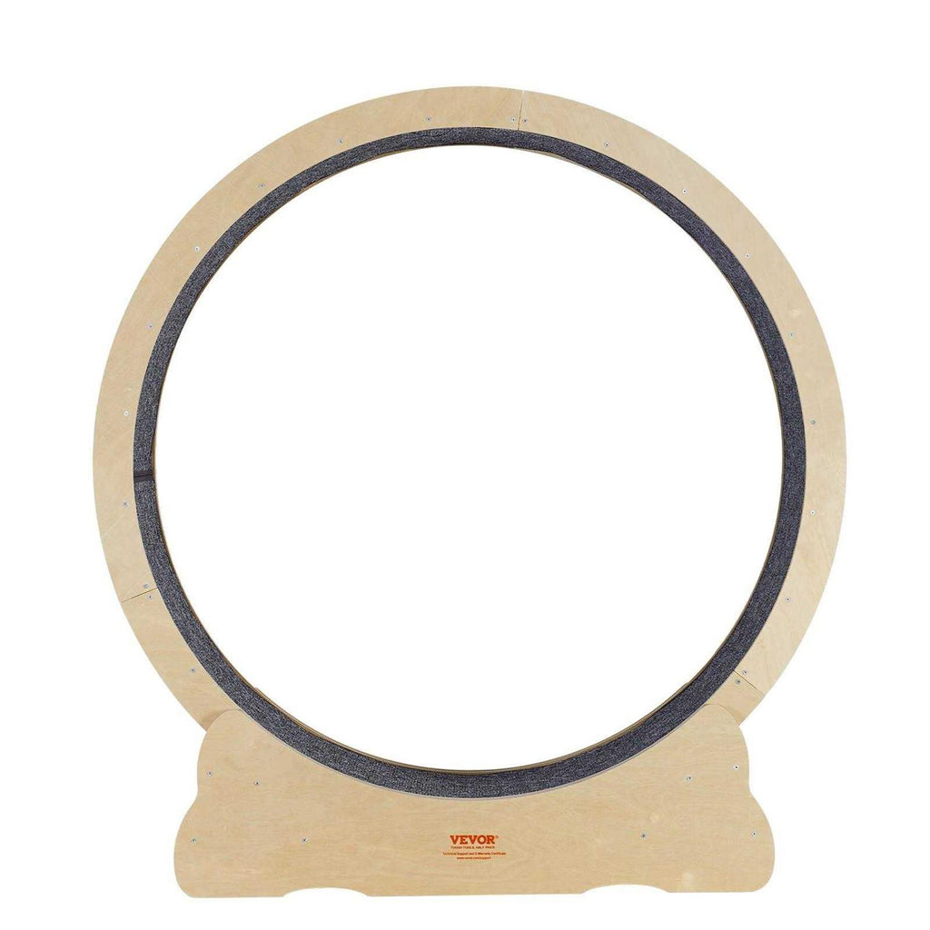 Large Cat Exercise Wheel with Detachable Carpet and Cat Teaser A334