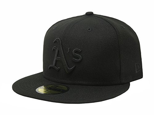 Black Fitted Cap C6171