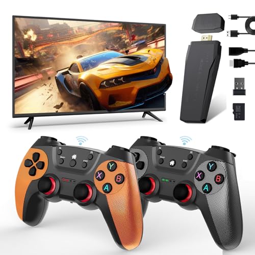 Retro Gaming Console with 20,000+ Games and 2.4G Wireless Controllers J85700