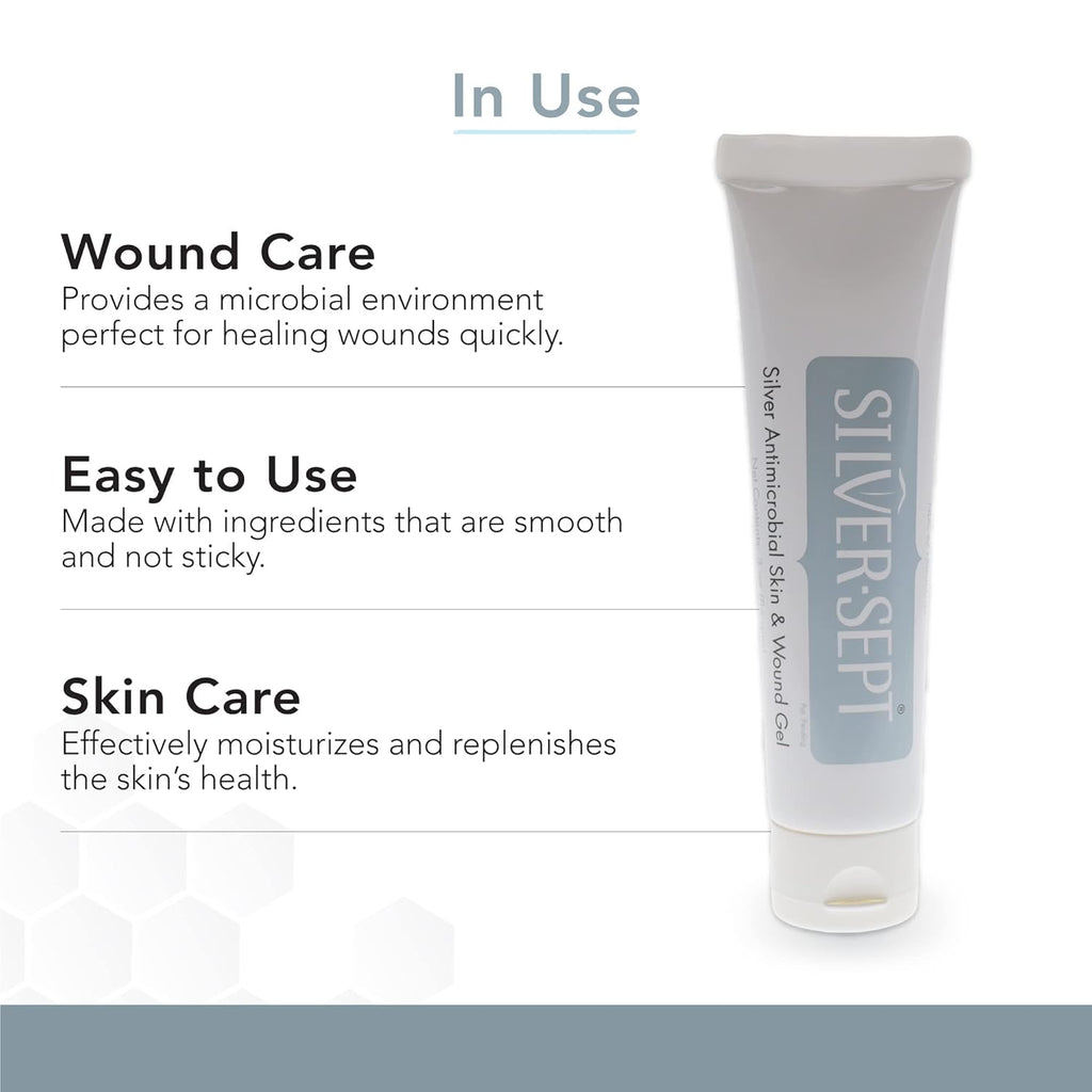 Silver Skin and Wound Gel, 3 oz. Tube Z532299
