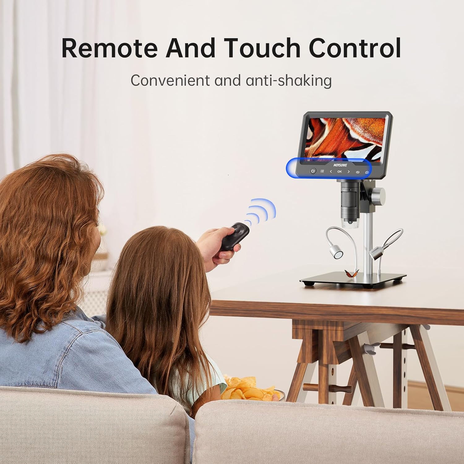 7'' LCD Digital Microscope, 1200X, 1080P, 32GB A63831