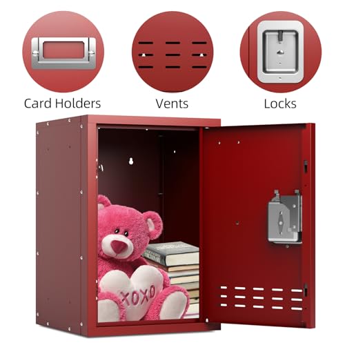Black 24" H Metal Storage Locker O12061