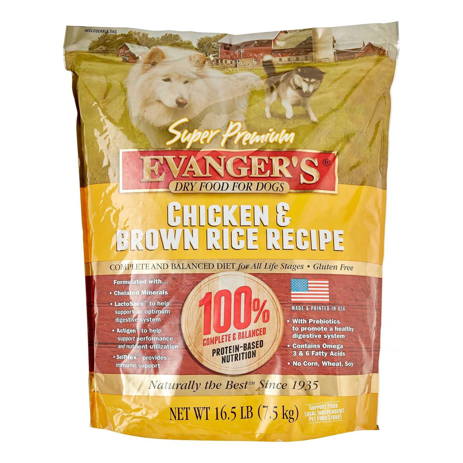 Chicken with Brown Rice Dry Dog Food P8918
