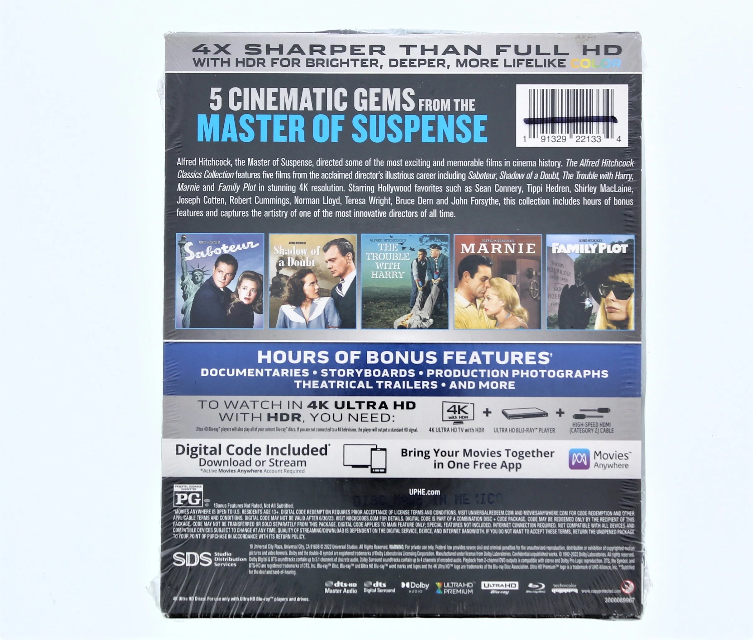 4K Ultra HD + Blu-ray + Digital Copy U525809