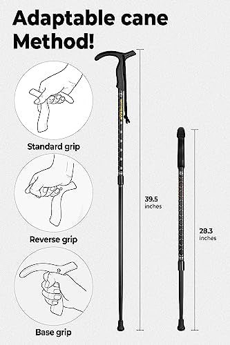 Adjustable Black Walking Cane Z5625