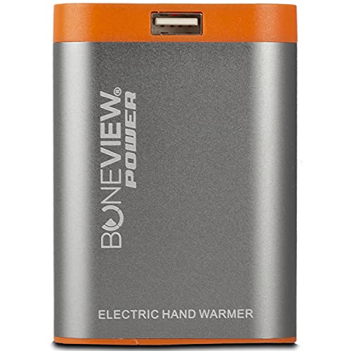 Electric Hand Warmer Power Bank with Flashlight, Rechargeable 9900-mAh Battery Pack A94059