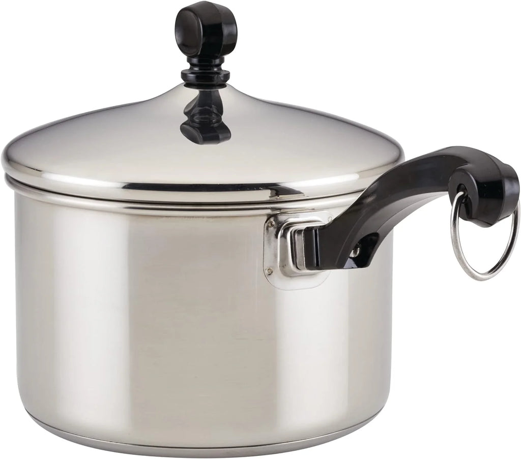 3 Quart Stainless Steel Sauce Pan with Lid X8044