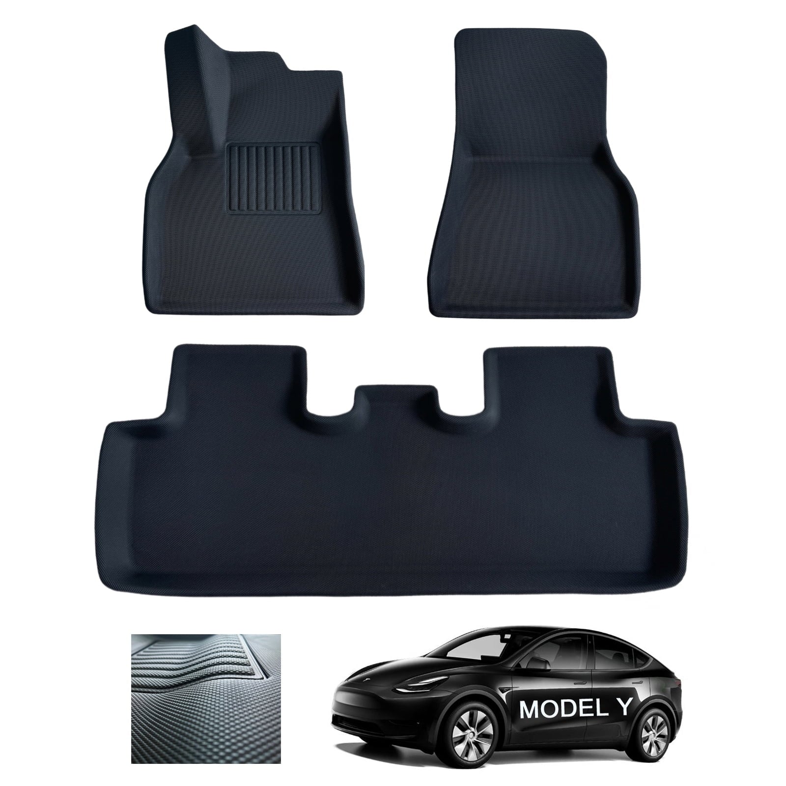 3 Pcs Waterproof Floor Mats P385695