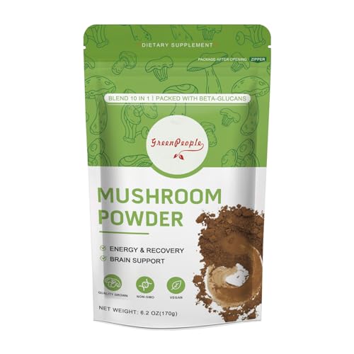 Mushroom Powder Supplement Blend 6.2 oz (60 Servings) N85835