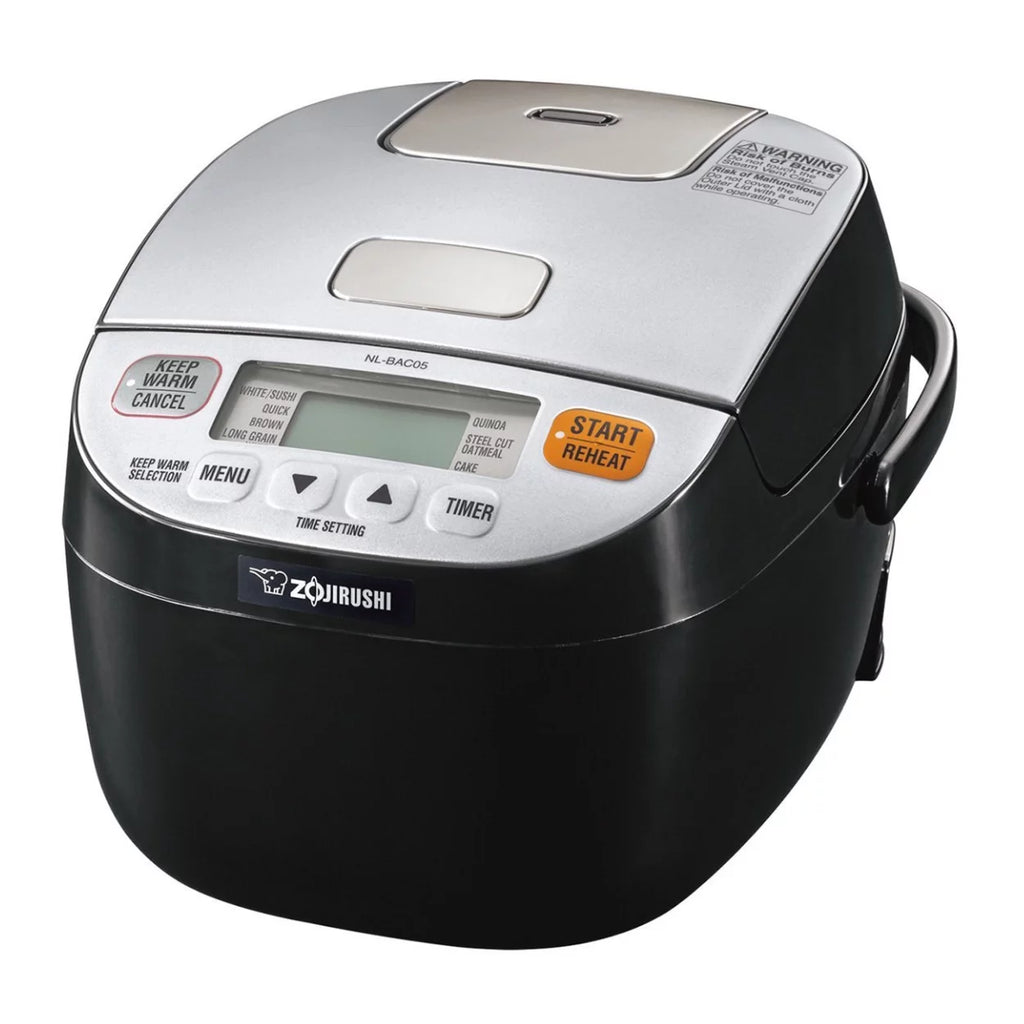 3-Cup Silver Black Rice Cooker and Warmer B384
