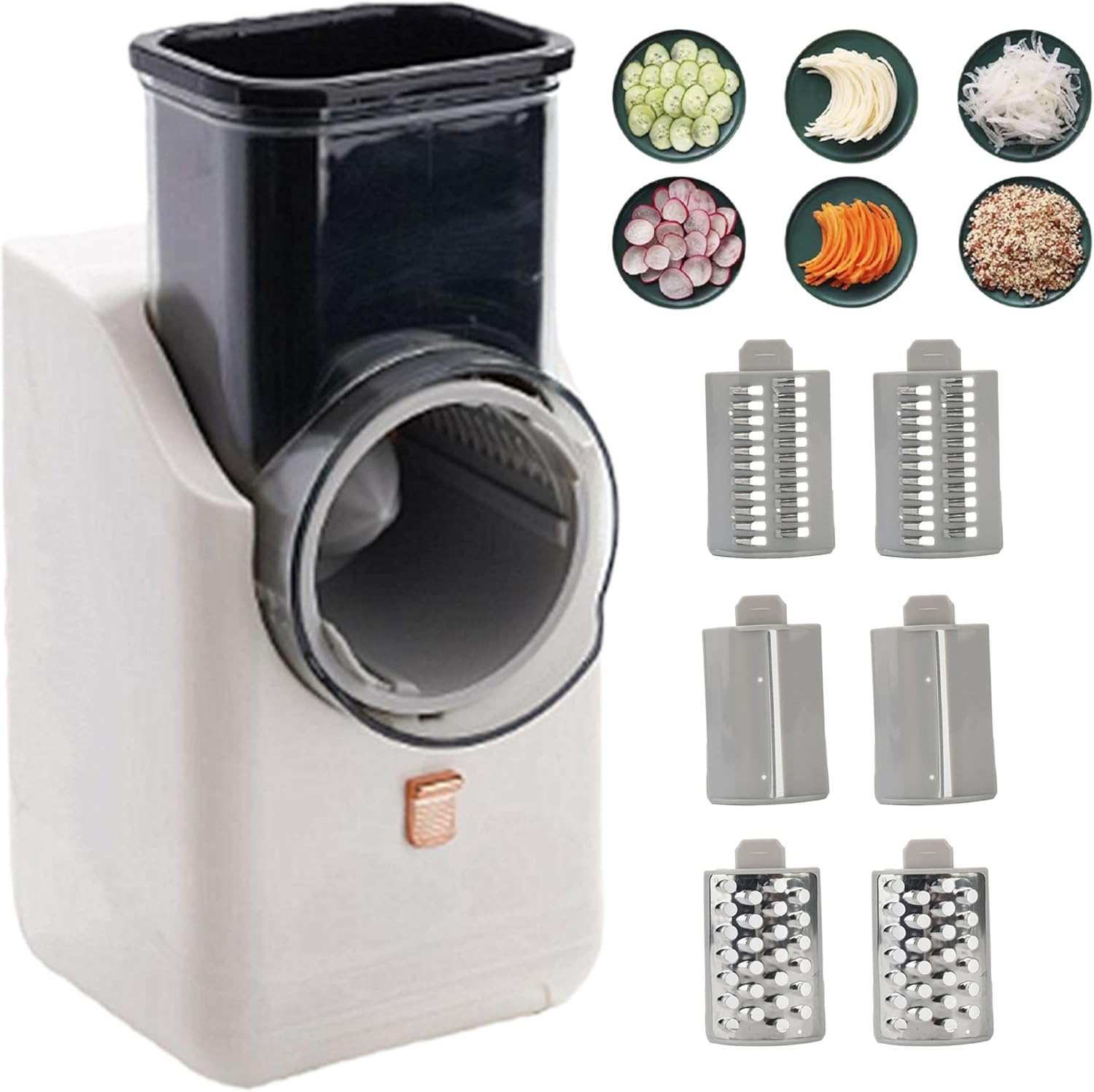 3 in1 Electric Cheese Grater with 6 Blades Z429