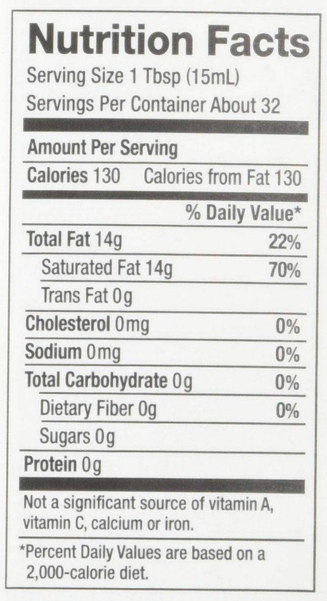 Organic Liquid Coconut Oil, 16-ounce F37036
