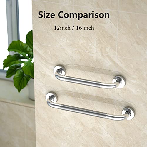 12 Inch Anti Slip Chrome Finish Stainless Steel Bath Grab Bar I2194