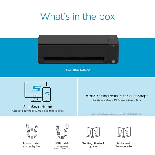 White Double-Sided Color Document Scanner with Auto Document Feeder M78528
