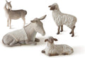 4-piece set sculpted hand-painted nativity figures E911460