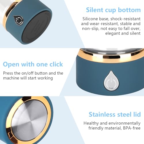 Blue Portable Hydrogen Water Ionizer Machine 380ml C21684