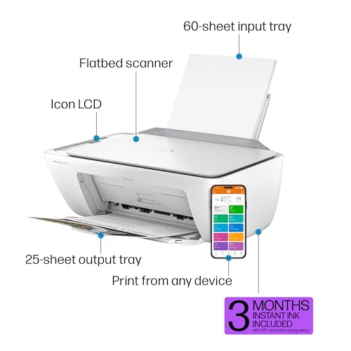 Wireless All-in-One Color Inkjet Printer, Scanner, Copier A203871