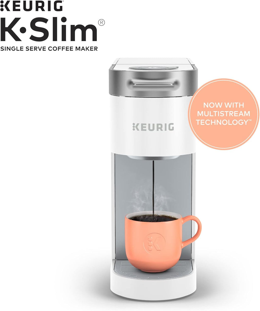 White Single Serve K-Cup Pod Coffee Maker & Black Single Serve Coffee Maker Y182