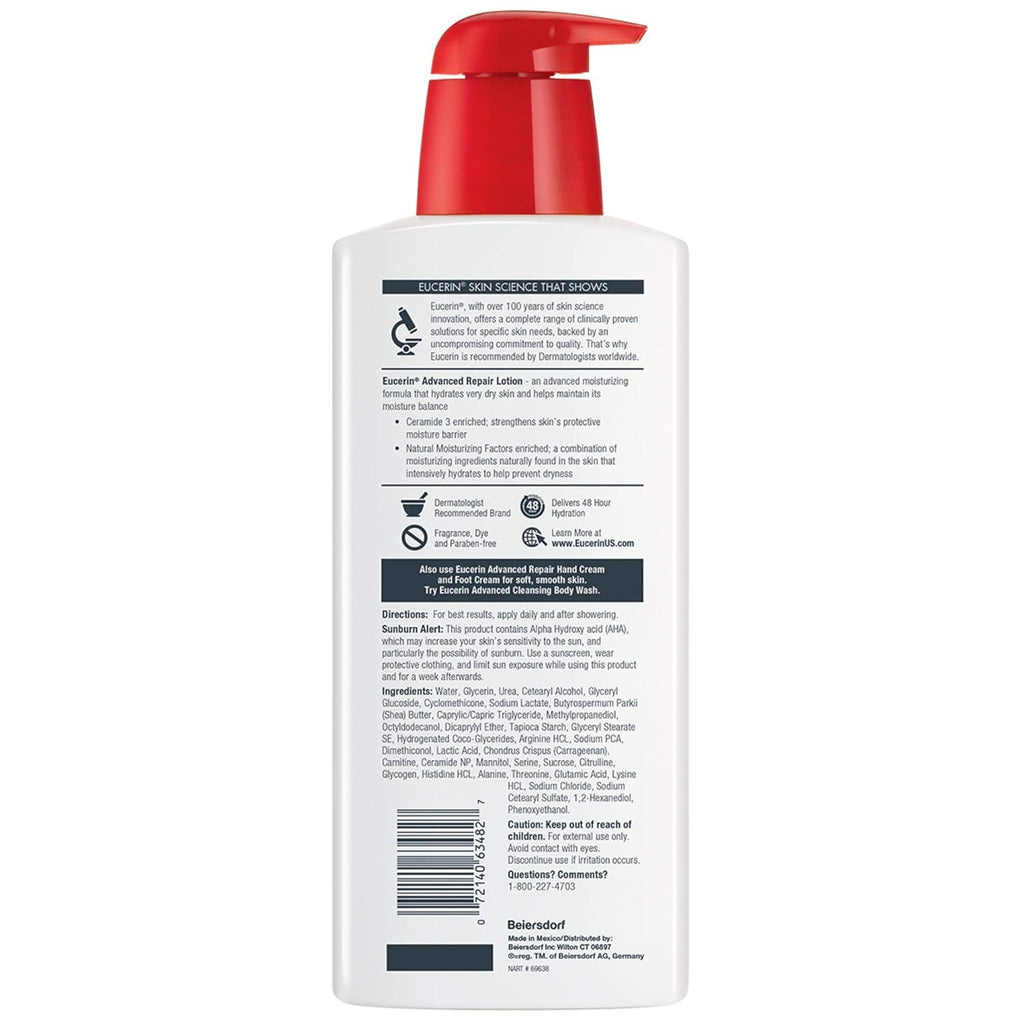 Unscented Body Lotion with Ceramides, 16.9 Fl Oz Z748